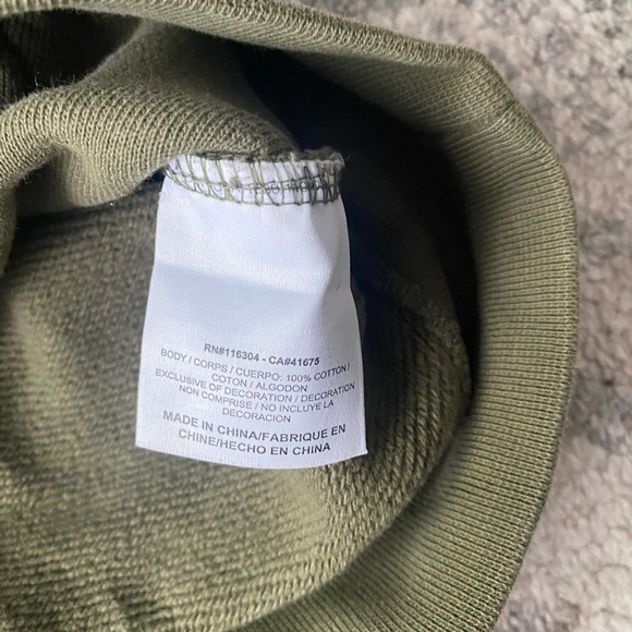 Converse X Brain Dead Overdye Bananas Men’s Medium Sweatshirt - Picture 4 of 8